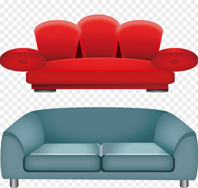 High Quality Sofa Loveseat Couch Furniture Designer PNG