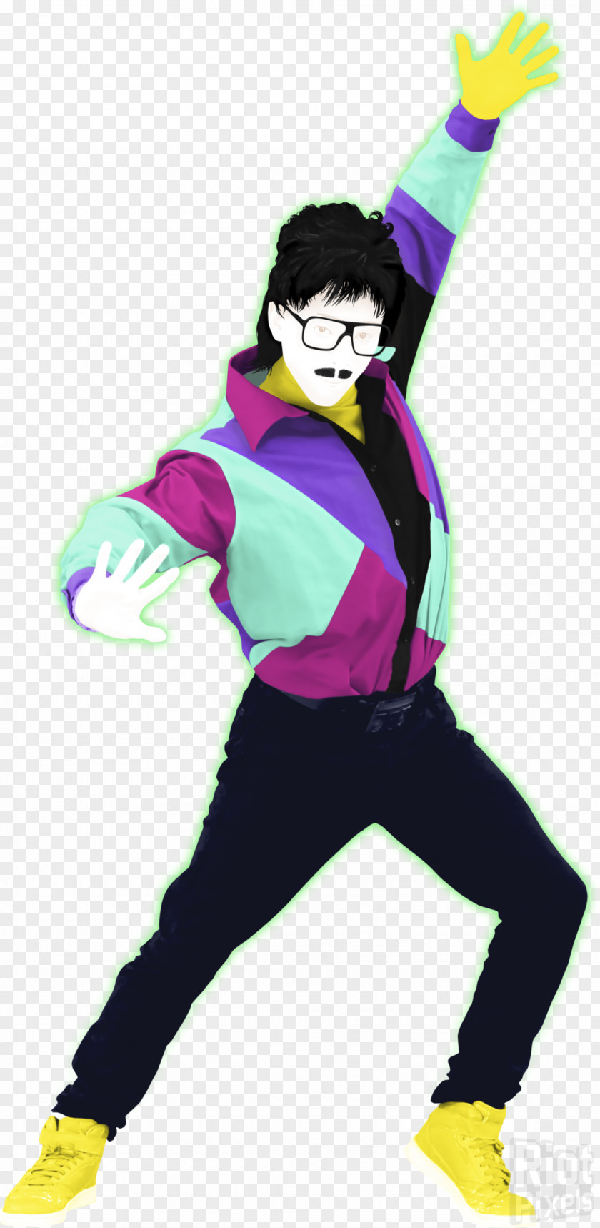 Just Dance 2017 Wii 2016 Character PNG