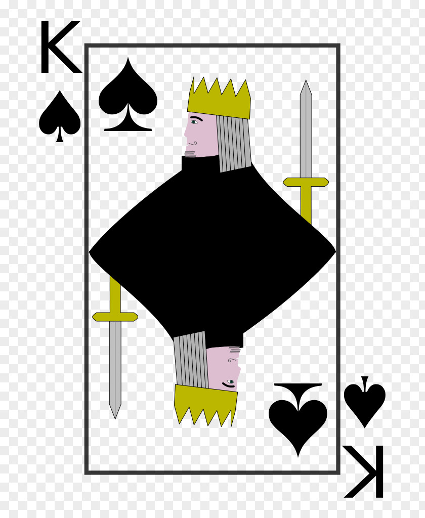King Of Spades Playing Card Cassino PNG