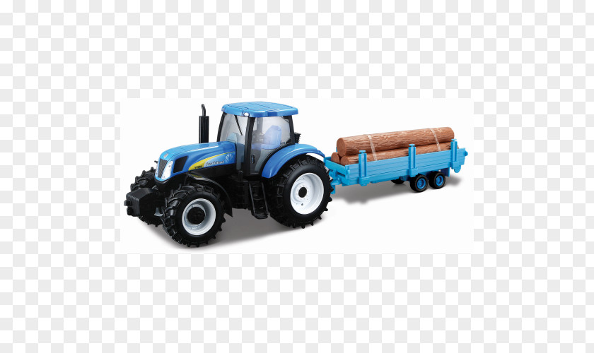 Tractor New Holland Agriculture Bburago Die-cast Toy 1:32 Scale PNG