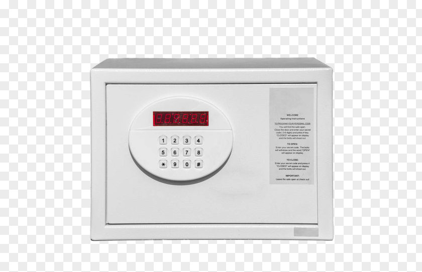 Cipher Lock On Safe Security Alarm Device PNG