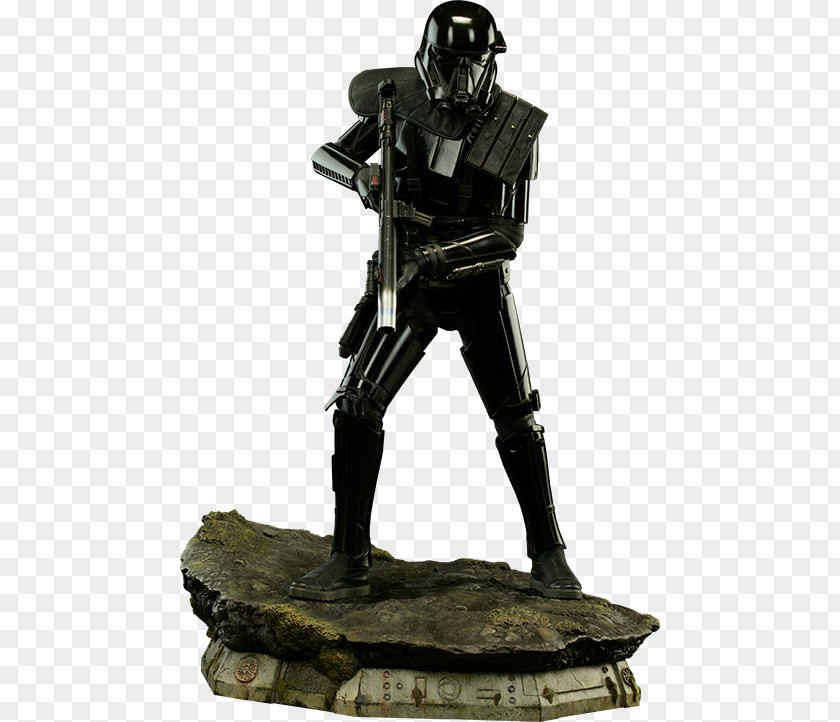 Death Trooper Troopers Rogue One: A Star Wars Story Sideshow Collectibles Specialist Collectors Gallery Statue PNG