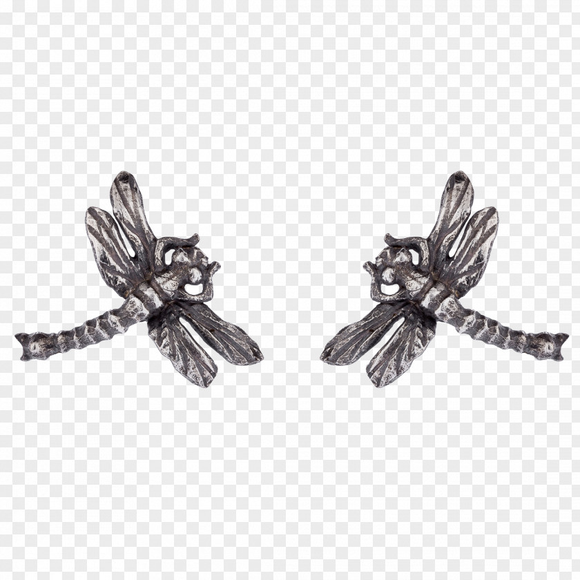 Dragon Fly Earring Body Jewellery Silver Clothing Accessories PNG