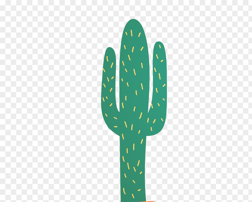 Green Cartoon Cactus Decorative Pattern Drawing PNG