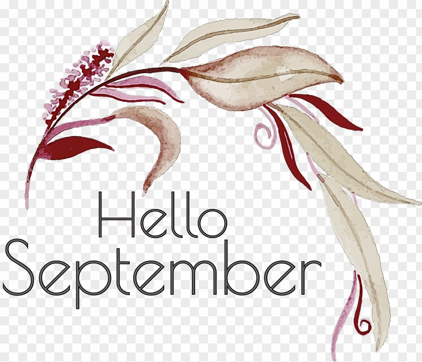 Hello September September PNG