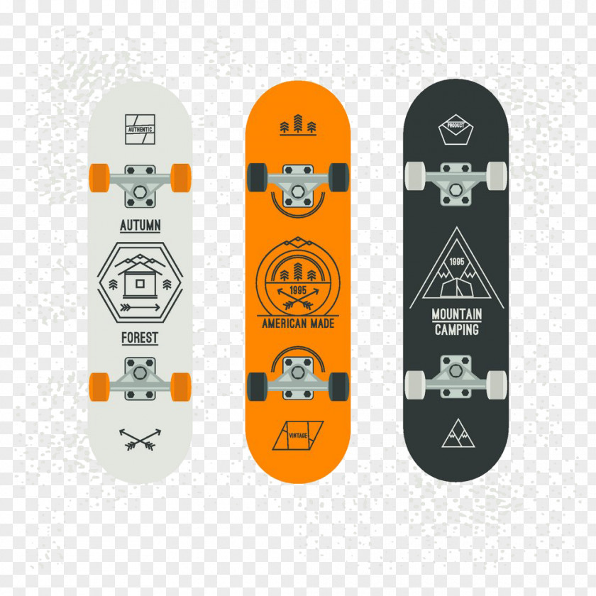 Skateboard Collection Figure Skateboarding Styles Illustration PNG