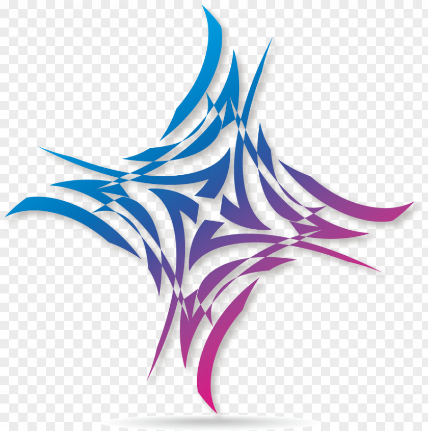 Vector Logo Design Illustration Blue Darts Graphic Euclidean PNG