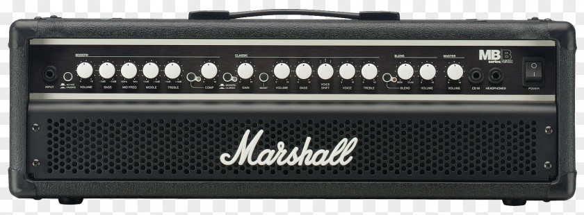 Bass Guitar Amplifier Marshall Amplification PNG