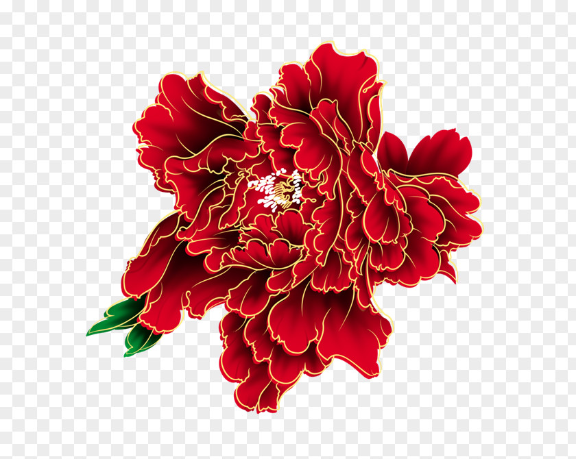 Flowers And Plants Moutan Peony Image Painting PNG