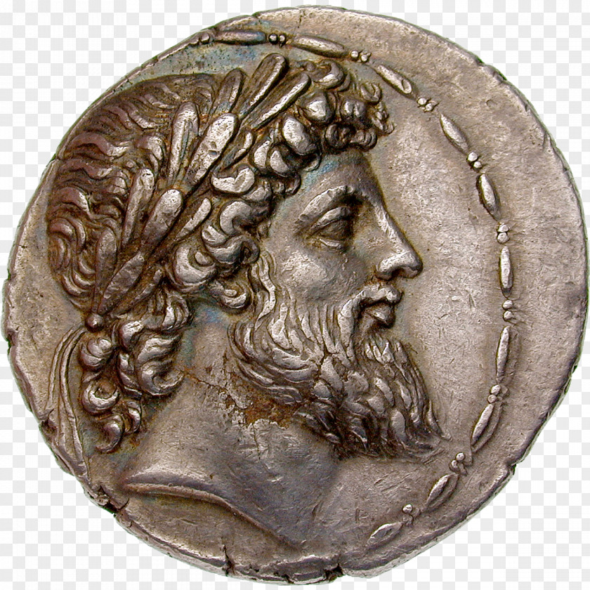 Greece Zeus Ancient Macedonia Tetradrachm PNG