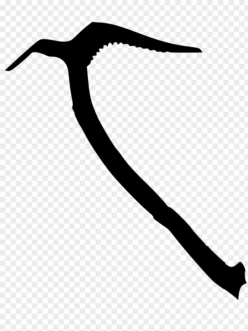 Ice Axe Black And White Font Angle PNG