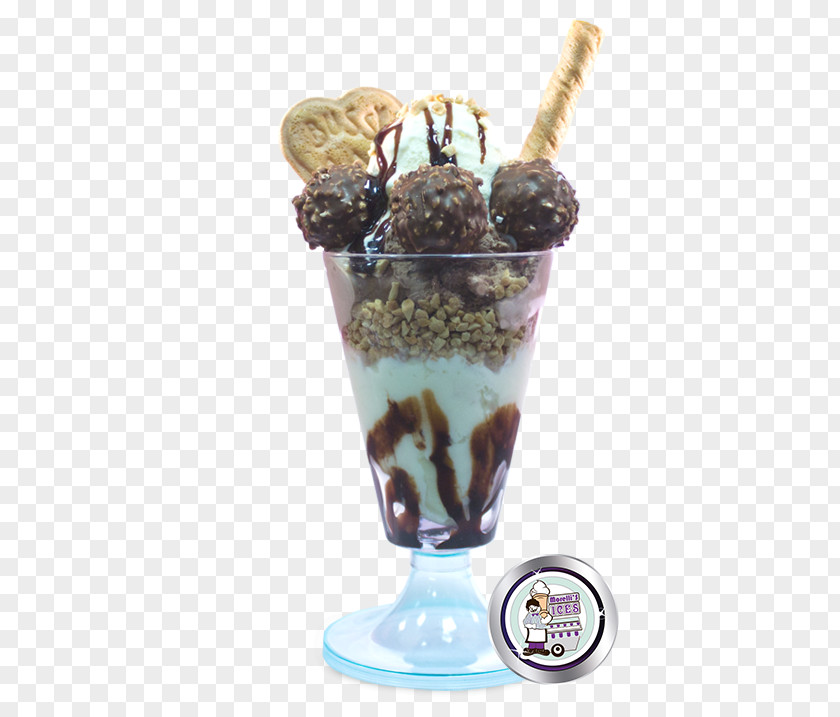 Ice Cream Sundae Chocolate Milkshake Ferrero Rocher PNG