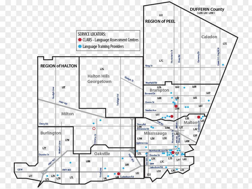 Map Dufferin-Peel Catholic District School Board Dufferin County Peel Milton Halton PNG