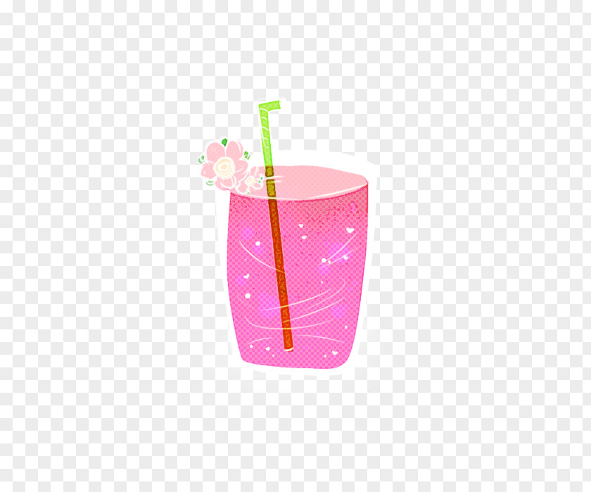 Pink Drinking Straw Drink Plastic Cylinder PNG