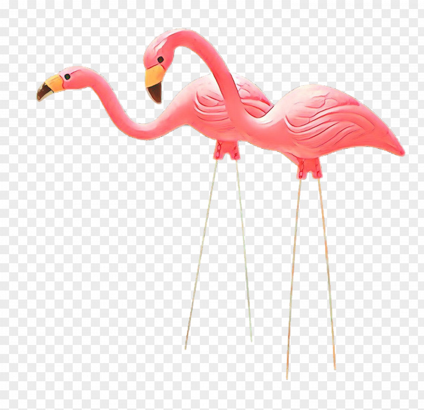 Plastic Flamingo Lawn Ornaments & Garden Sculptures Bright Pink Yard Ornament PNG