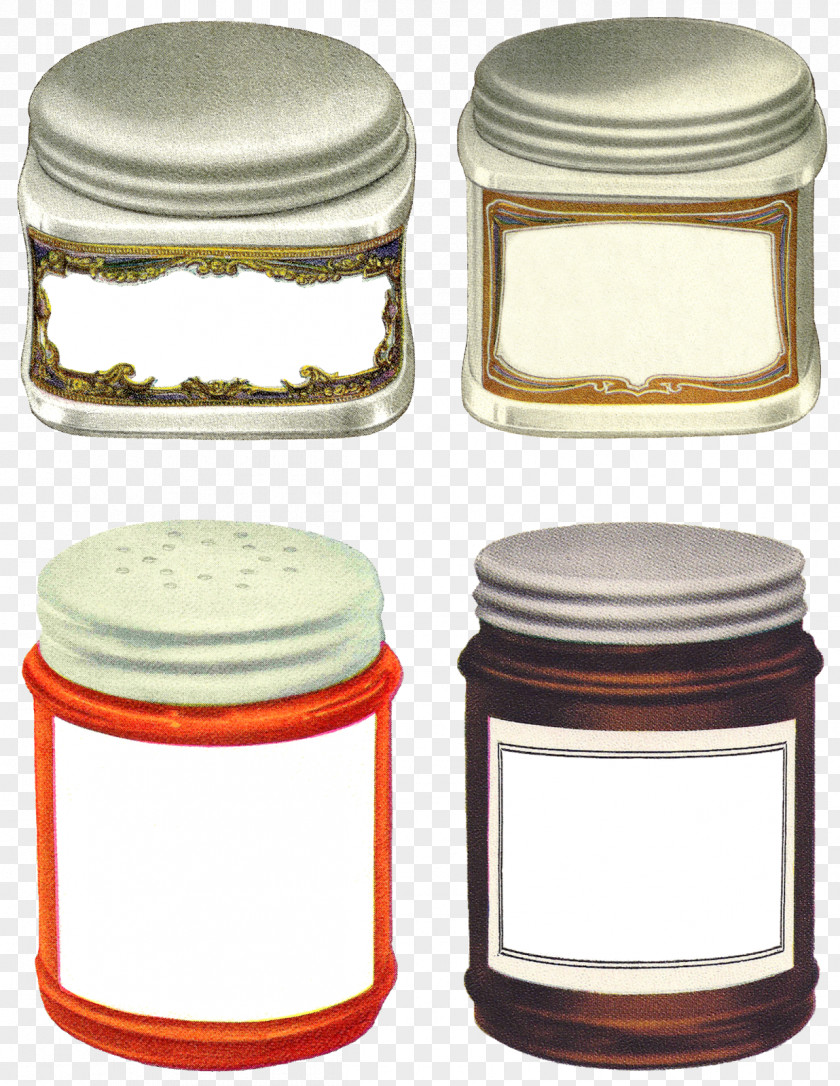 Collage Food Storage Containers Lid PNG