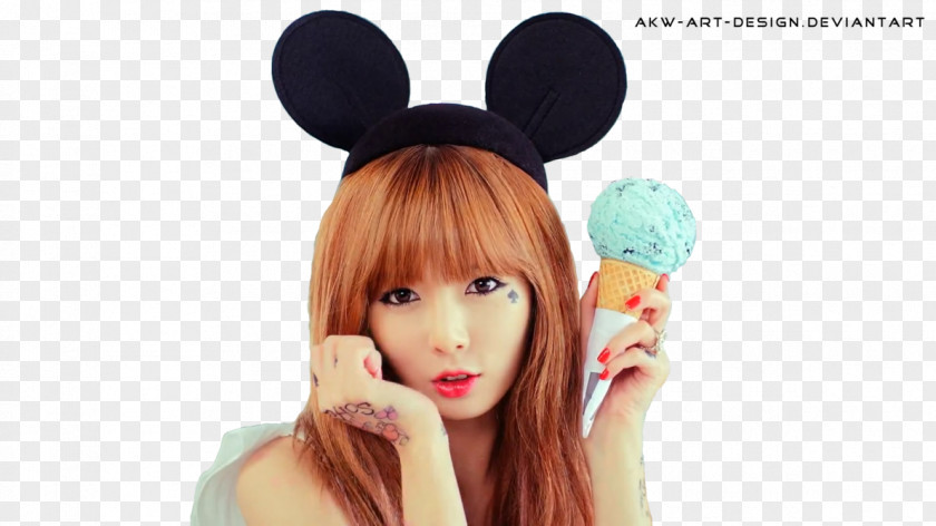 Ice Cream Design Hyuna 4Minute Song PNG