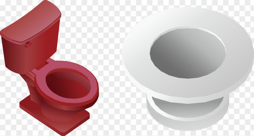 Toilet And Spittoon 3D Computer Graphics Icon PNG