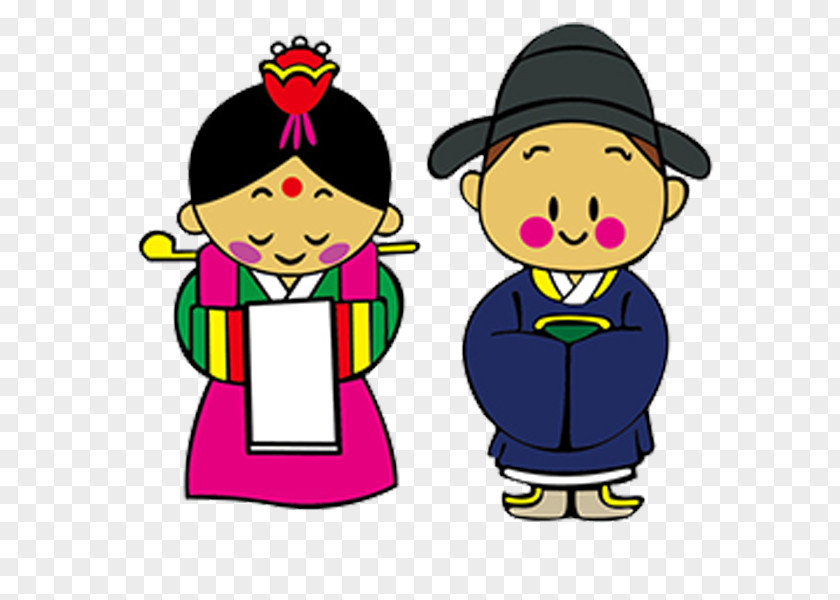 Wedding South Korea Cartoon Clip Art PNG