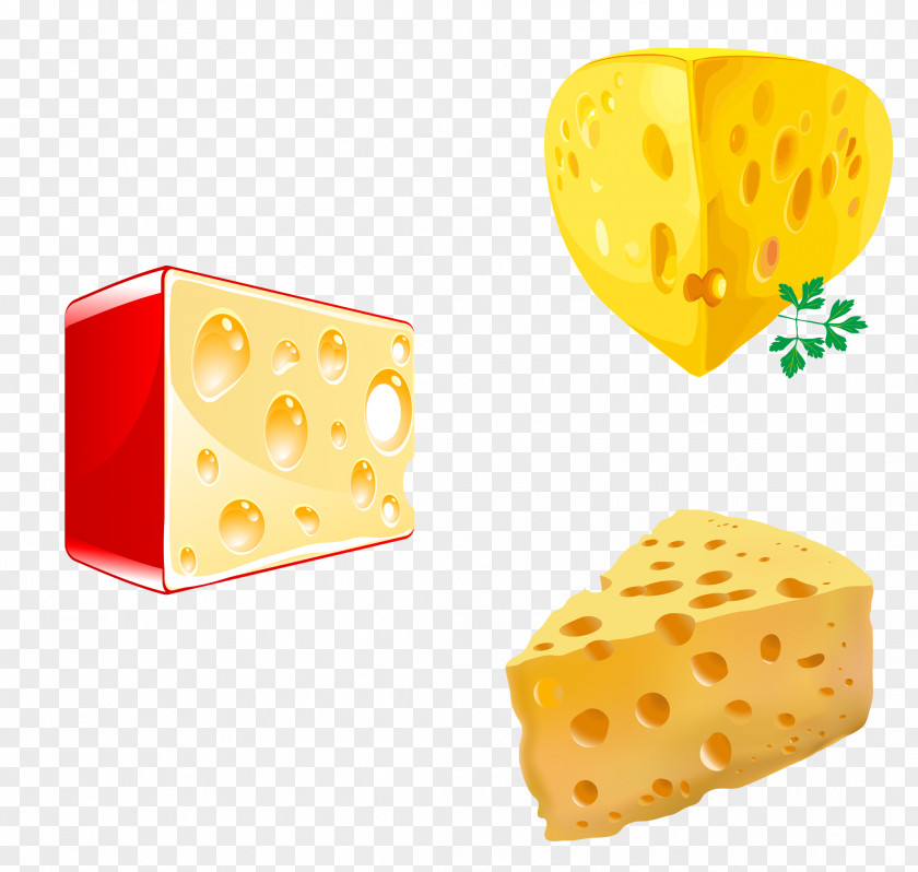 Cheese Block Vector Material Emmental Gruyxe8re Cheddar PNG