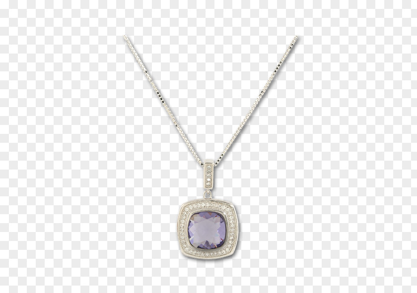 Crystal Necklace Locket Pendant PNG