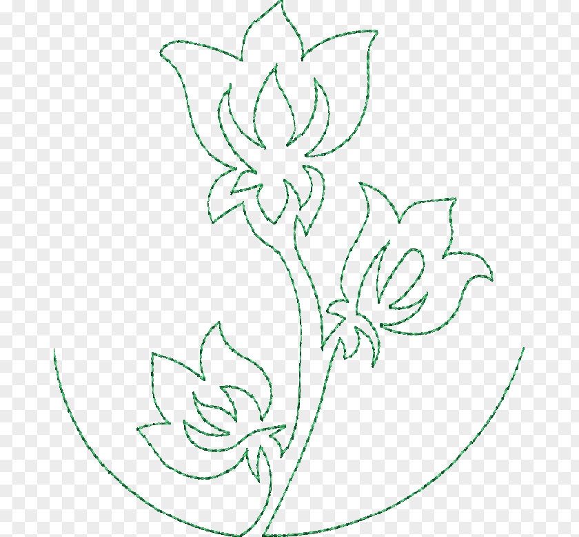 Embroidery Flower Floral Design Machine Pattern PNG