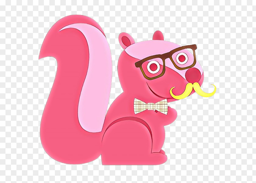 Pink Squirrel Cartoon Magenta Toy PNG