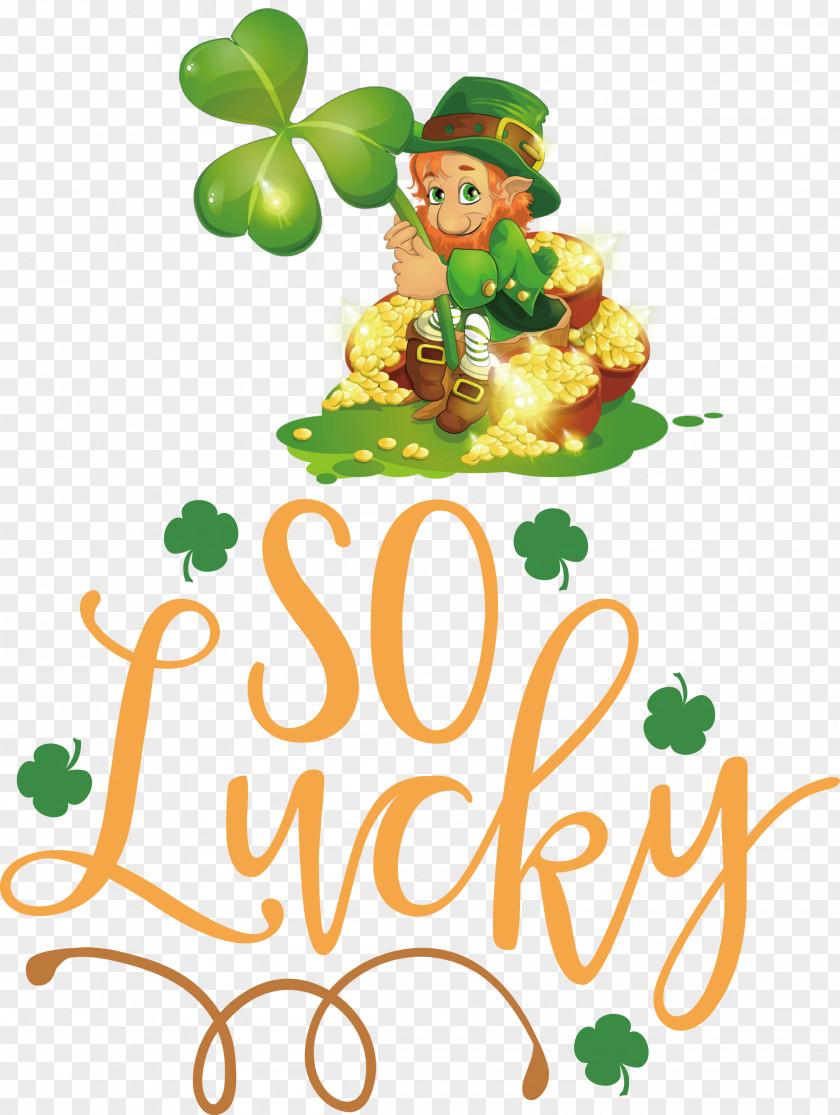 So Lucky St Patricks Day Saint Patrick PNG