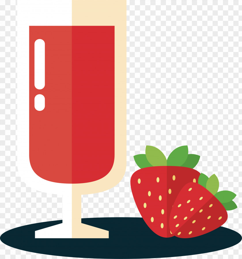 Strawberry Juice Design Drink PNG