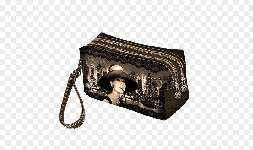 Audrey Hepburn Celebrity Premiere Wallet Cosmetic & Toiletry Bags PNG