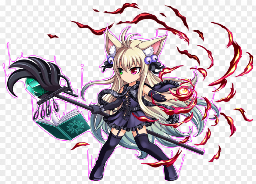 Europe Knight Brave Frontier Game Aria Cat Warlock PNG