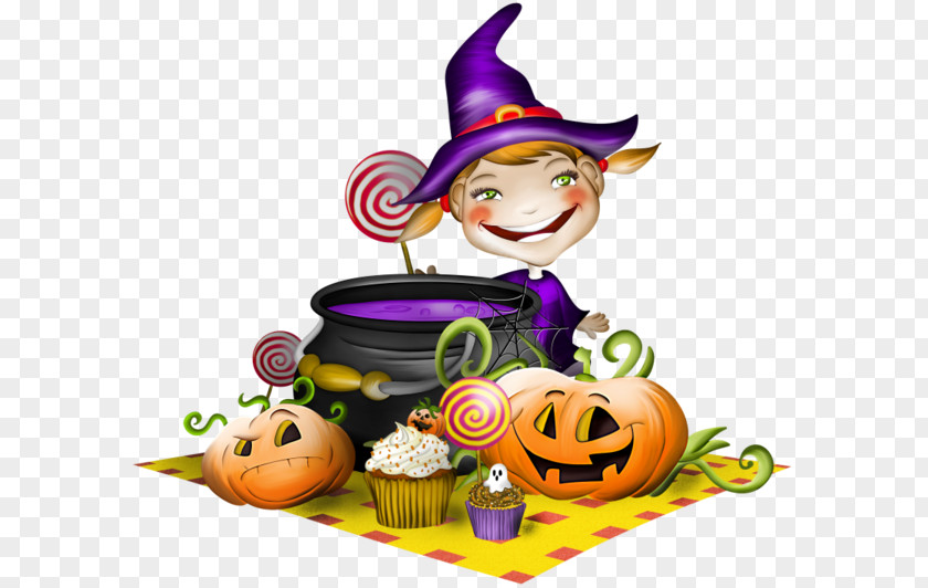 Hand-painted Cartoon Halloween Evil Mage Drawing Idea Day Of The Dead Clip Art PNG