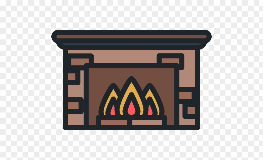 Stove Fireplace Chimney Icon PNG