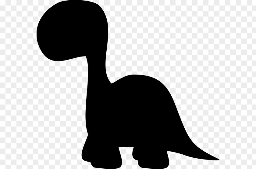 Clip Art Silhouette Dinosaur PNG