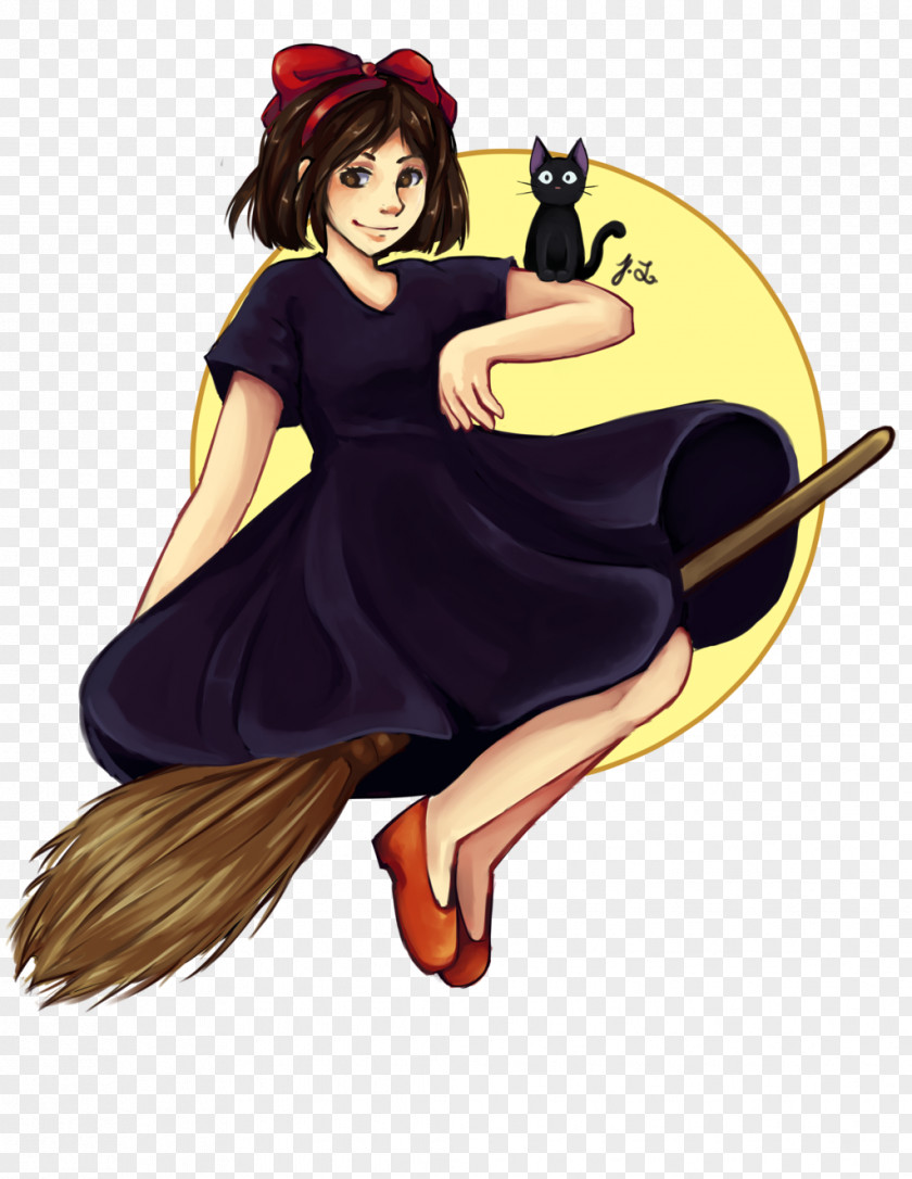 Ghibli Jiji Drawing Fan Art Digital PNG