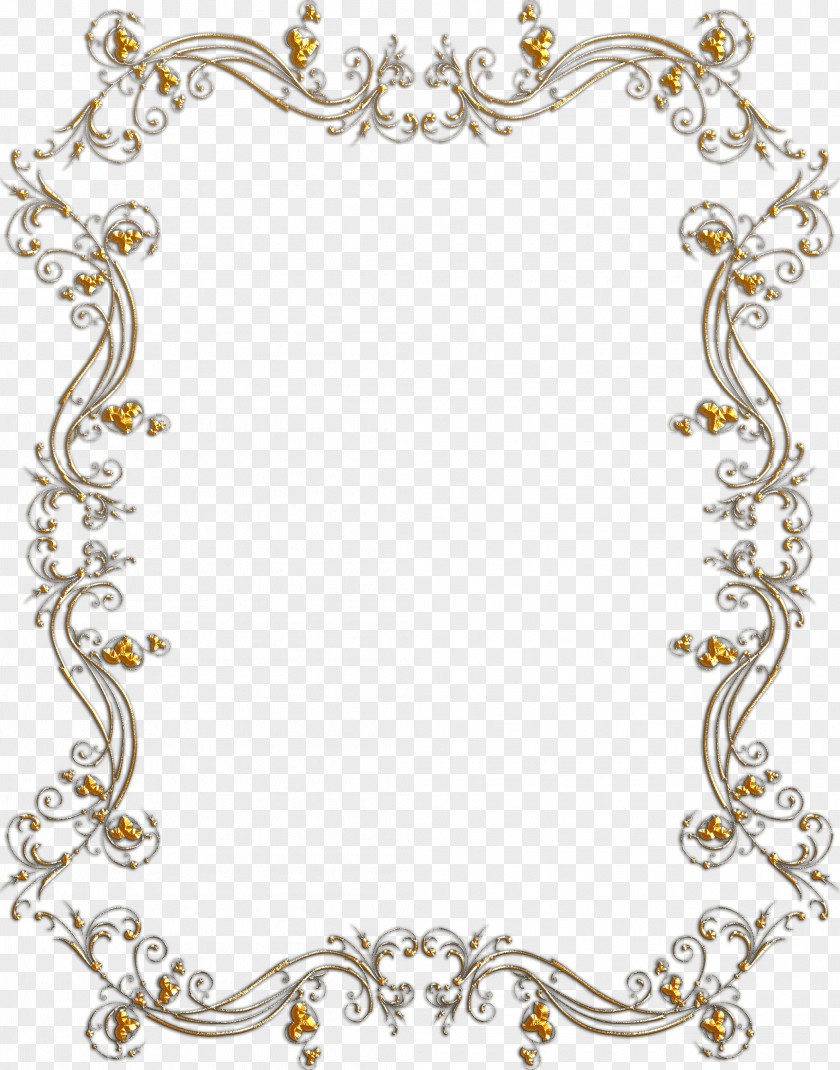 Golden Frame Picture Frames PNG