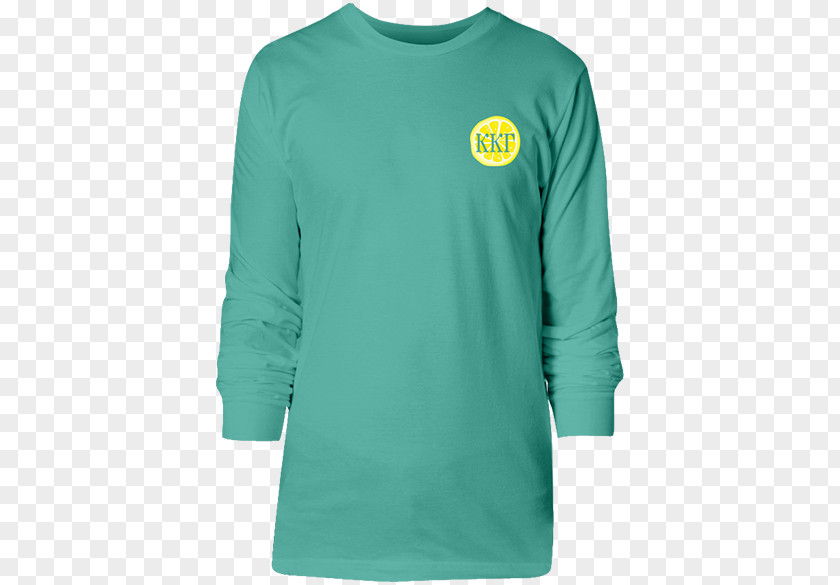Lemon Block Long-sleeved T-shirt Shoulder Bluza PNG
