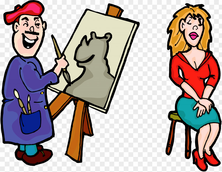 Painting Clip Art The Portrait Artist PNG