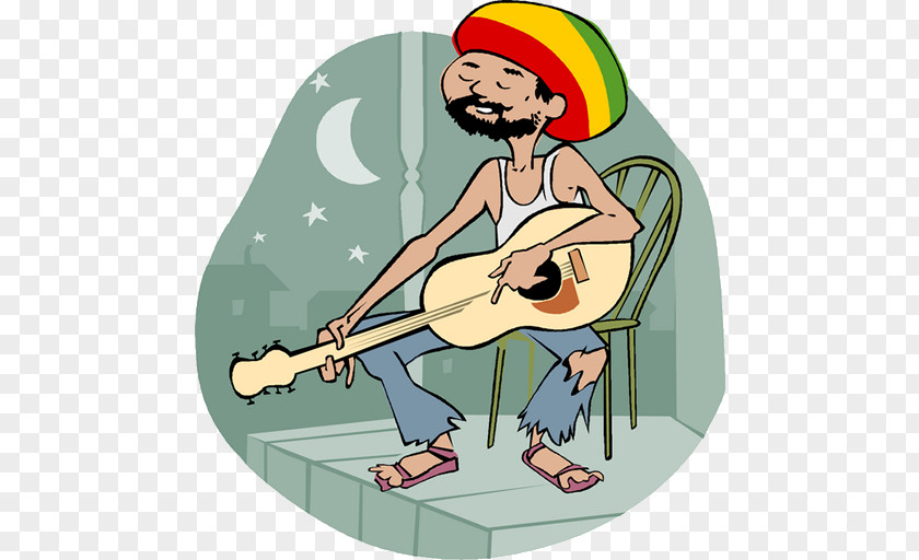 Reggae Rastafari Musician Clip Art PNG