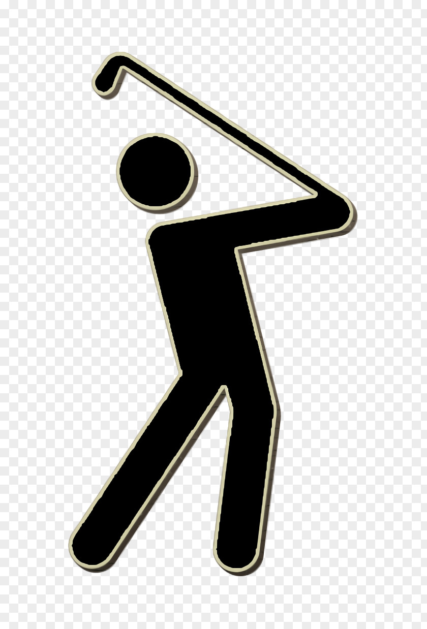 Sports Icon Golf Player PNG