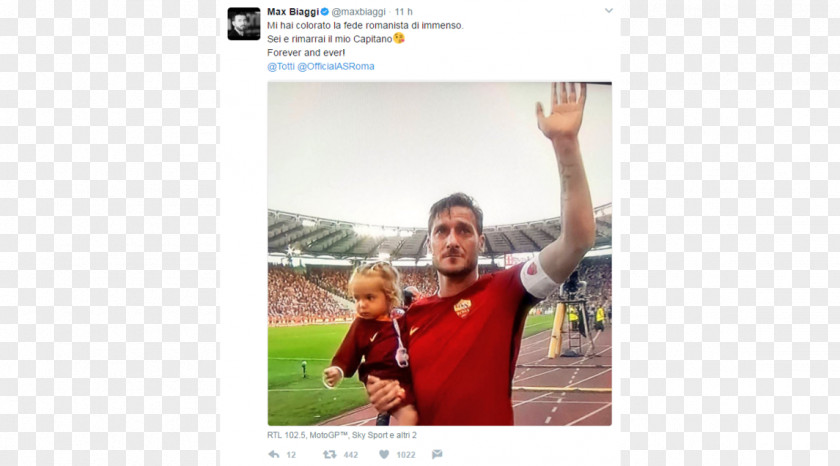 TOTTI A.S. Roma Serie A Football Player Sport PNG