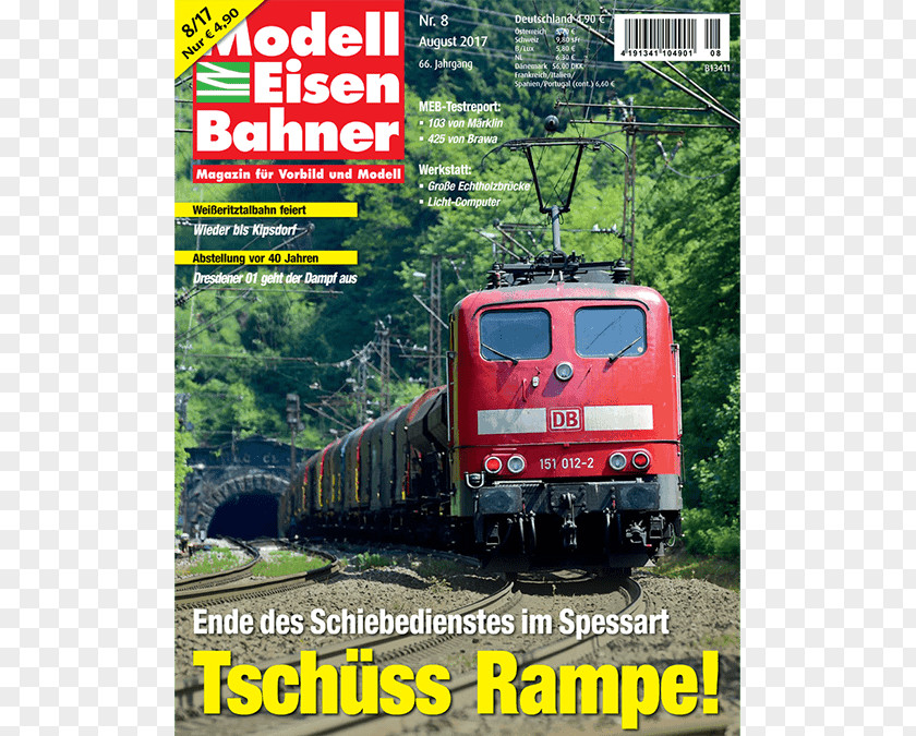 Train Rail Transport Magazine Railway Der Modelleisenbahner PNG