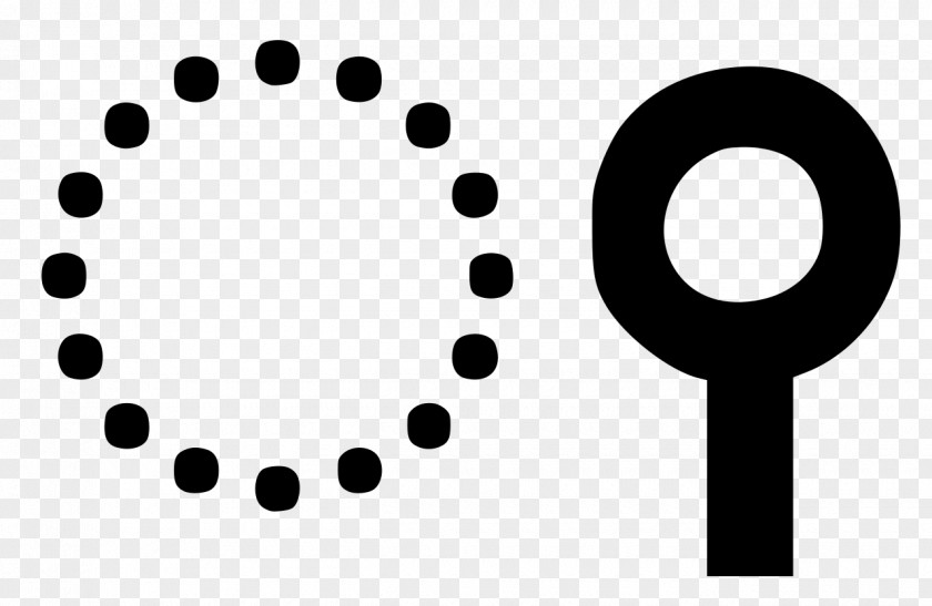 Unicode OpenType Dotted Circle Font PNG