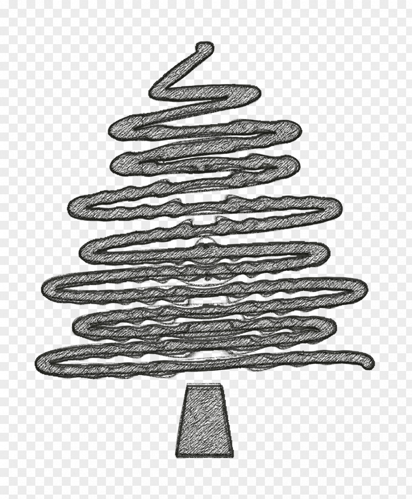 Christmas Tree Drawing Icon PNG
