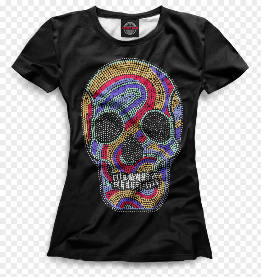 Fashion Skull Print Long-sleeved T-shirt Boba Fett Star Wars PNG