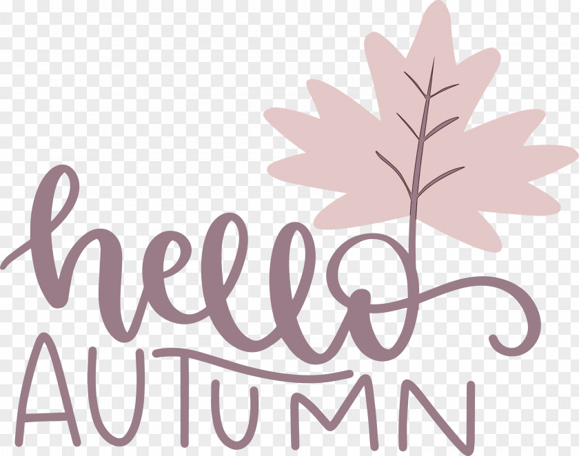 Hello Autumn PNG