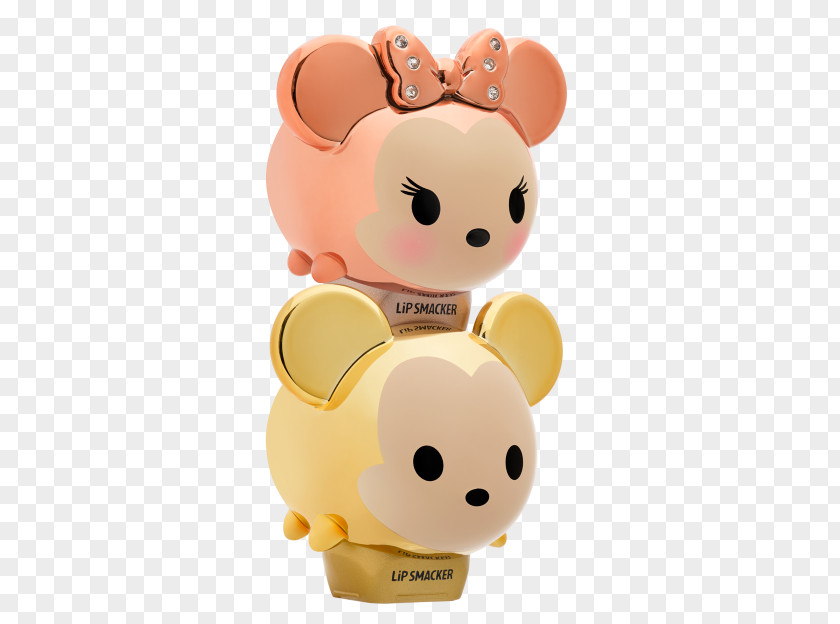 Minnie Gold Lip Balm Disney Tsum Smackers Mouse PNG