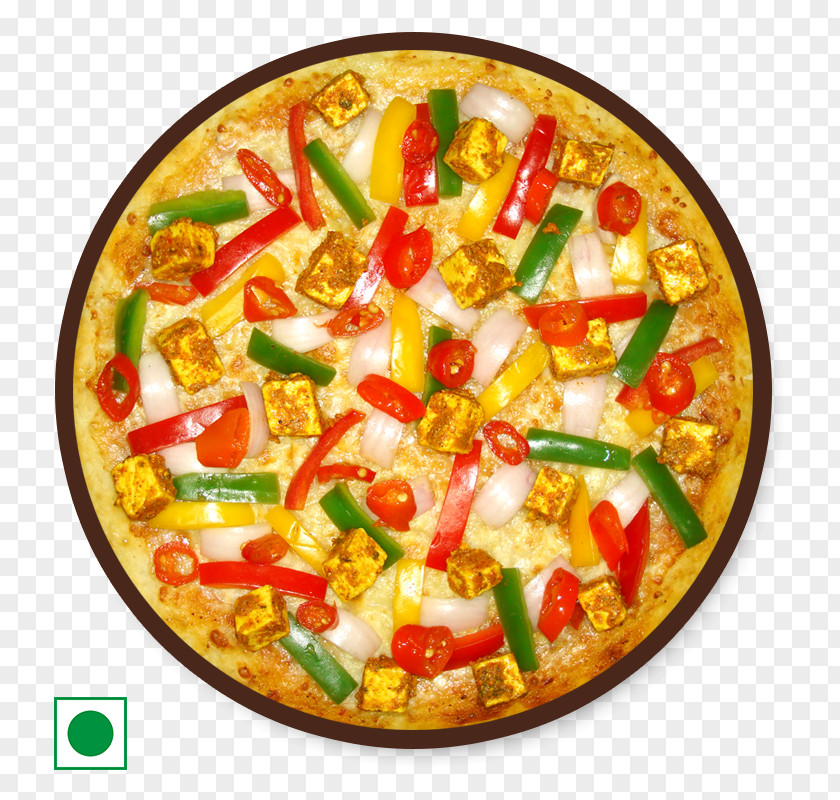 Pizza California-style Sicilian Vegetarian Cuisine Paneer Tikka PNG