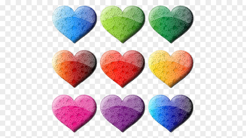 Rainbow Color Drawing Image Heart PNG