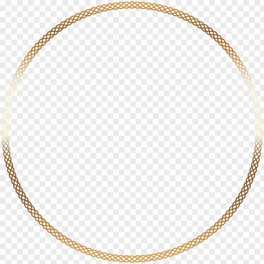 Round Deco Border Frame Clip Art Pattern PNG